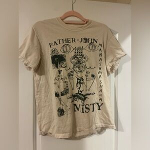 Cream Graphic 2025 Tour T-Shirt